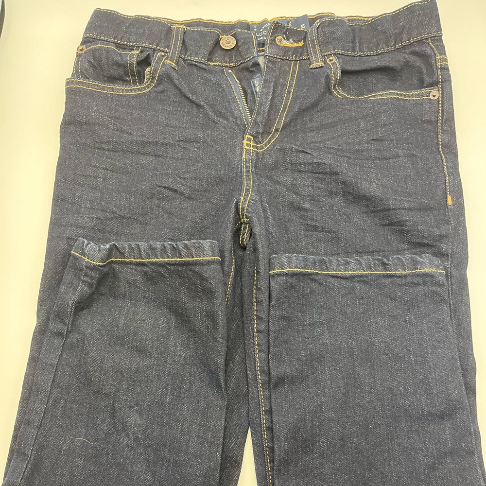 Lucky Brand Blue Relaxed Jeans with Contrast Stitching